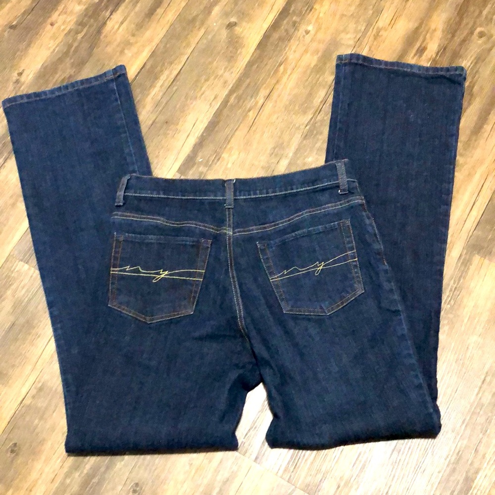 New York & Co Jeans Battery Park Blue Denim Bootcut SZ 6 Like New!